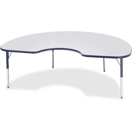 Jonti-Craft TABLE, KIDNEY, 48X72, GY/NY JNT6423JCE112